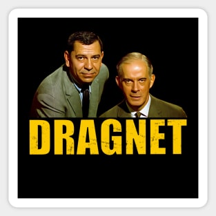 Dragnet - Joe Friday, Bill Gannon - 60s Cop Show Sticker